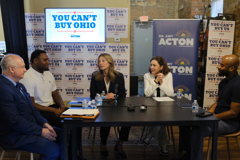 Ohio Democratic candidate for governor Amy Acton unveils anti-corruption agenda