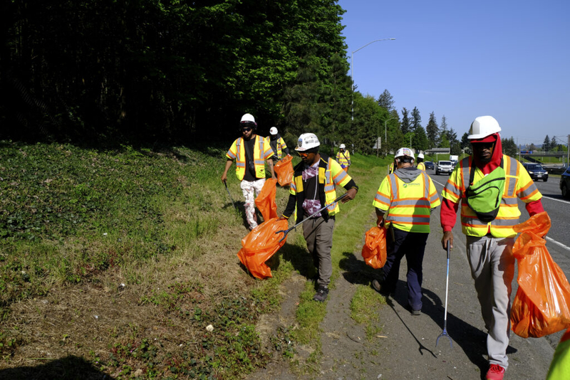 Meet the men who cleaned 240,000 pounds of trash off Oregon’s highways