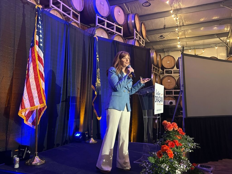 Drazan holds strong lead in Republican primary for governor