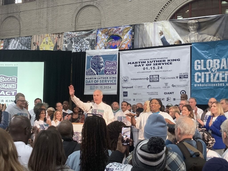 Biden, Casey and other elected officials mark Martin Luther King, Jr. Day at events in Philadelphia