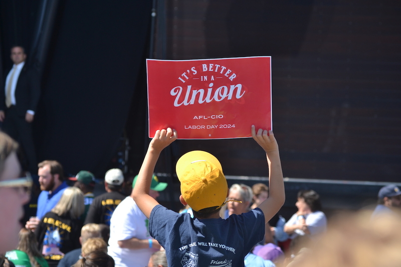 Pennsylvania union members knock on doors to defeat Trump, motivated by &amp;lsquo;900 pages of pure terror&amp;rsquo;