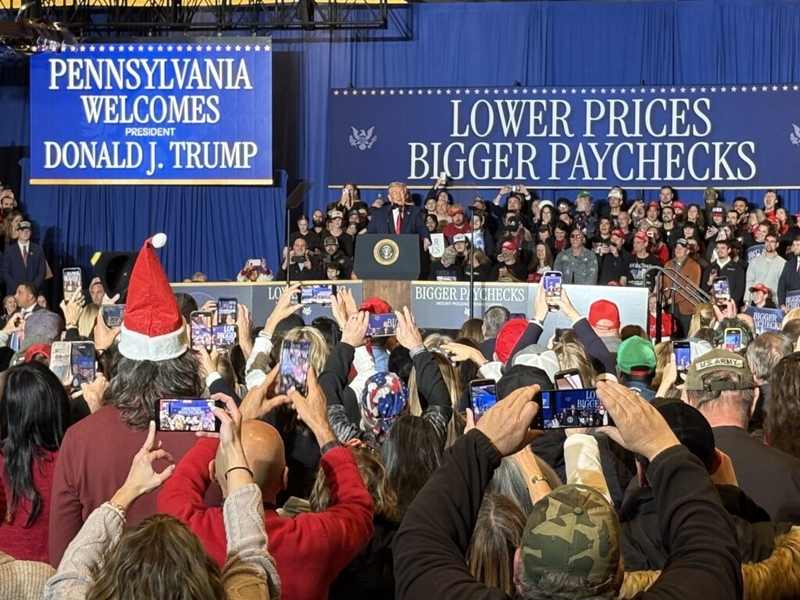 Trump delivers ‘a simple message’ on affordability in battleground Pa. congressional district