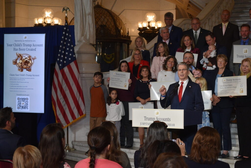 U.S. Treasury Secretary Scott Bessent, Pa. Republicans tout Trump accounts at state Capitol