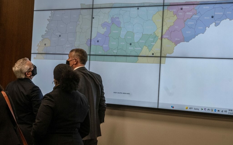 House redistricting panel splits Davidson congressional map three ways