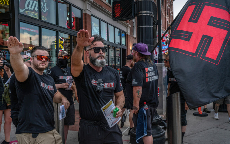 For the second week in a row, neo-Nazis take over Nashville streets