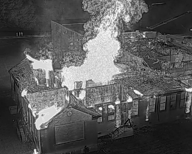 Fayette County to demolish burned portion of historic former school building