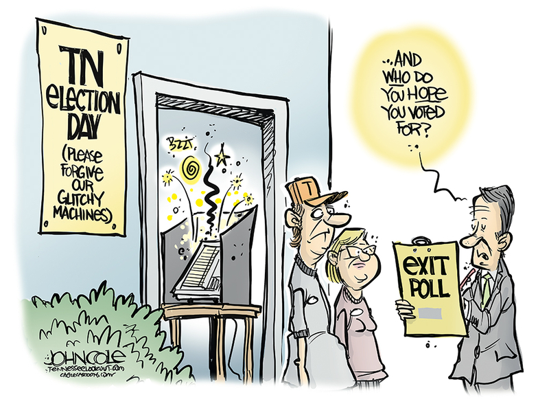 John Cole’s Tennessee: Exit polls say. . . ?