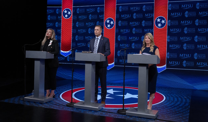 Tennessee hosts first gubernatorial forum in eight years. GOP frontrunner no-shows