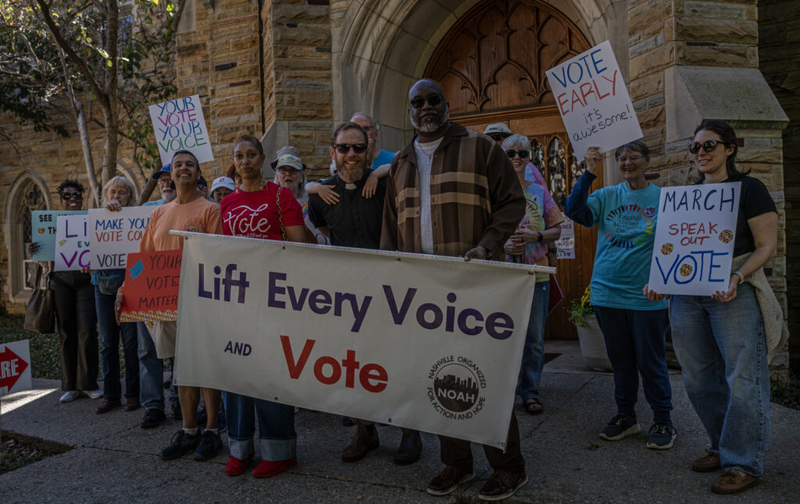 In Tennessee, church mobilization efforts send message that voting rights attack is unacceptable  
