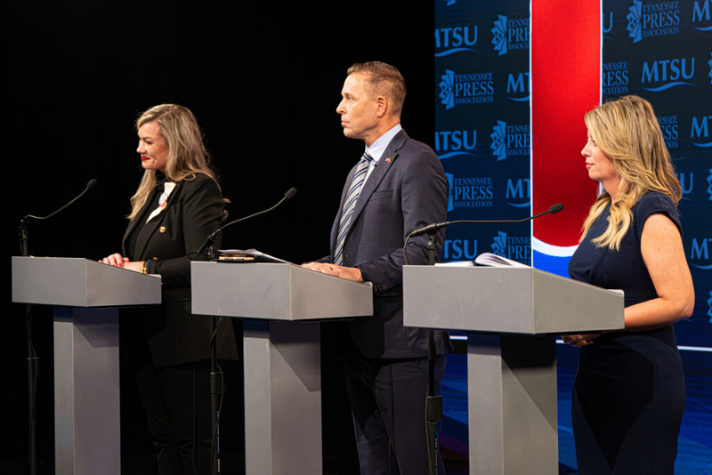 Green and Pinkston speak after gubernatorial forum. Here are the biggest takeaways