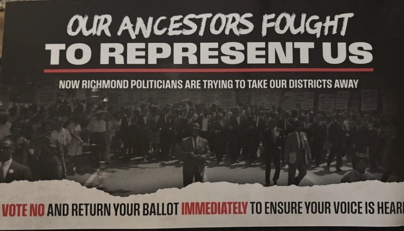 Civil rights imagery in anti-redistricting mailers draws outrage in Virginia