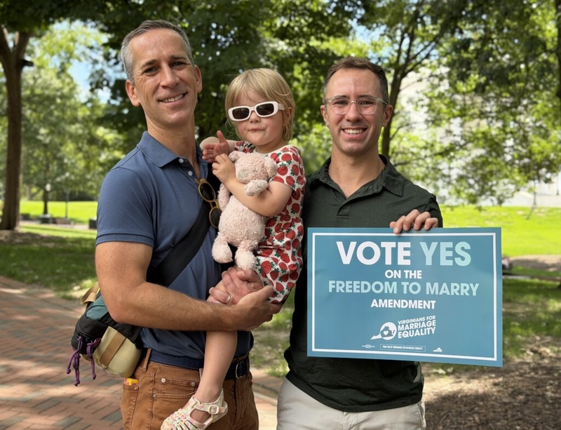 Virginia marriage equality amendment campaign launches at start of Pride Month