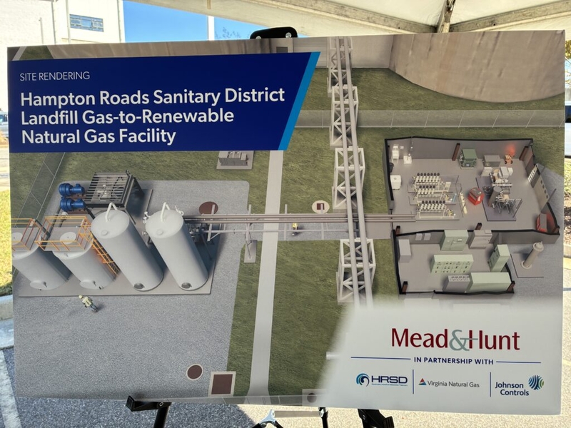 Virginia Beach wastewater facility to turn biogas into power for thousands of homes