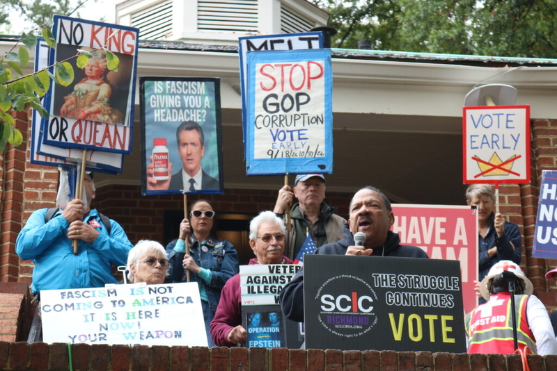 Richmond No Kings protest turns out hundreds ahead of midterm election