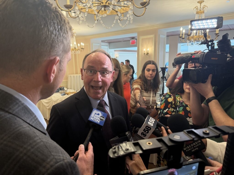 Tiffany says he’ll cut taxes while increasing spending on schools, healthcare