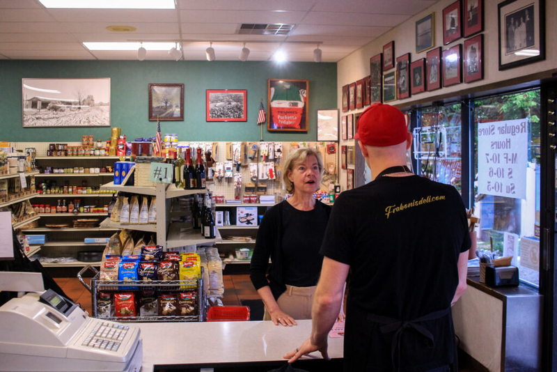 Sen. Tammy Baldwin tours Madison-area Italian grocer to highlight small business struggles
