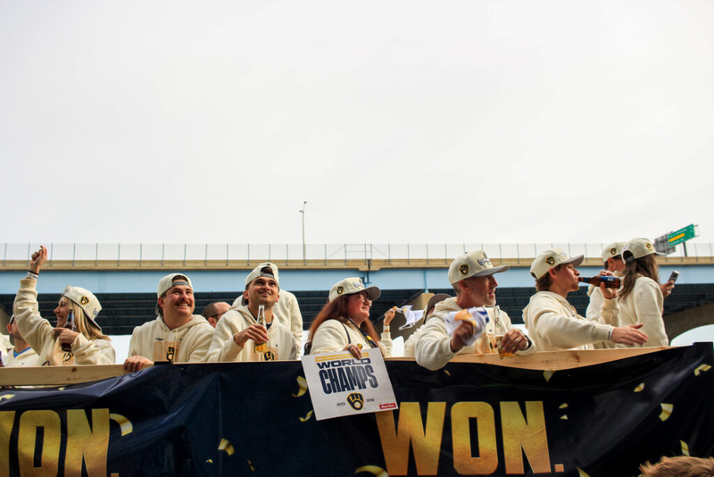 Milwaukee celebrates Brewers World Series victory