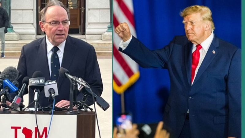 Can Tom Tiffany survive ties to toxic Donald Trump?