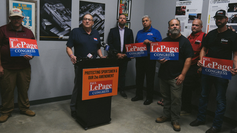 Dunlap and LePage try to outgun each other over support for Second Amendment