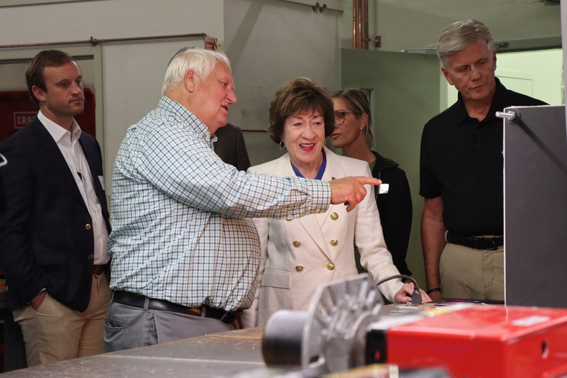 Collins leans on familiar playbook in hopes of defying political headwinds