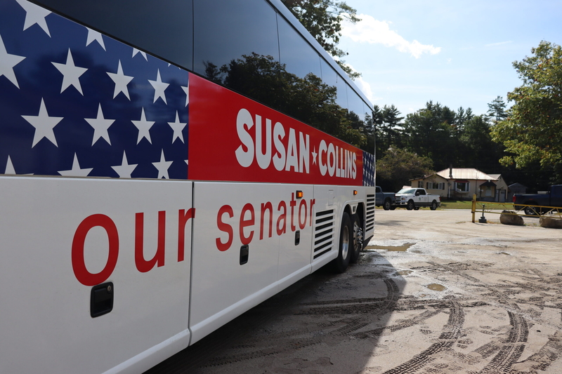 Collins leans on familiar playbook in hopes of defying political headwinds