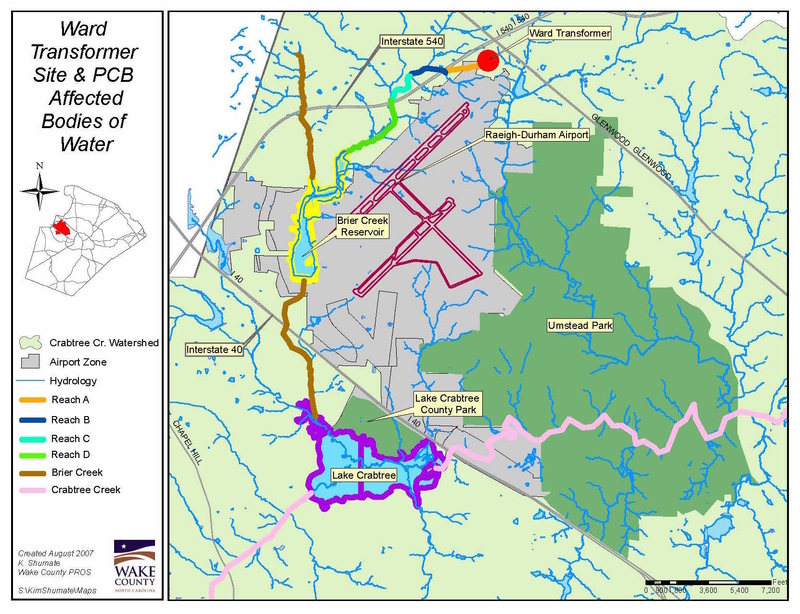 Keep your kids away from the PCB-contaminated dirt behind Brier Creek Shopping Center