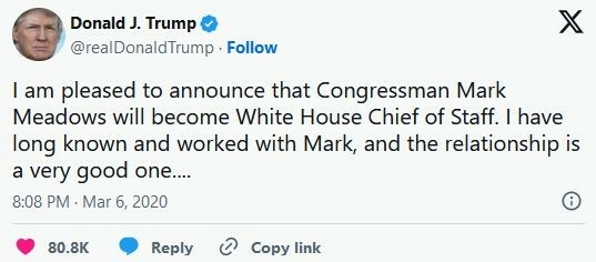 Mark Meadows’ long and winding road