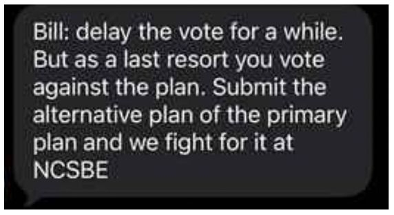 NC auditor’s office liaison invoked state GOP wishes in some county early voting plans