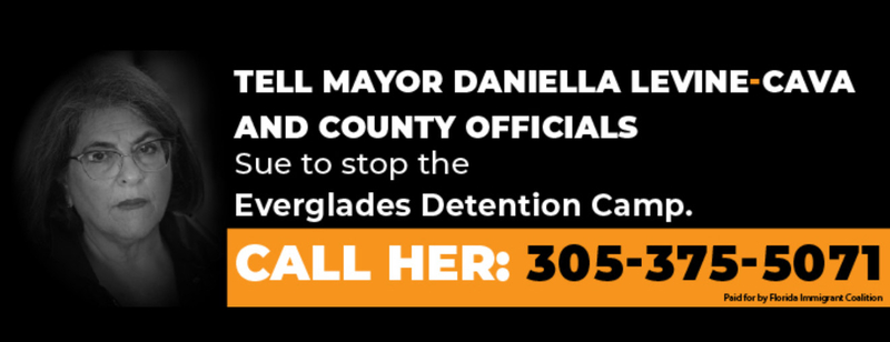 Miami-Dade County mayor seeks oversight of Everglades immigrant detention center