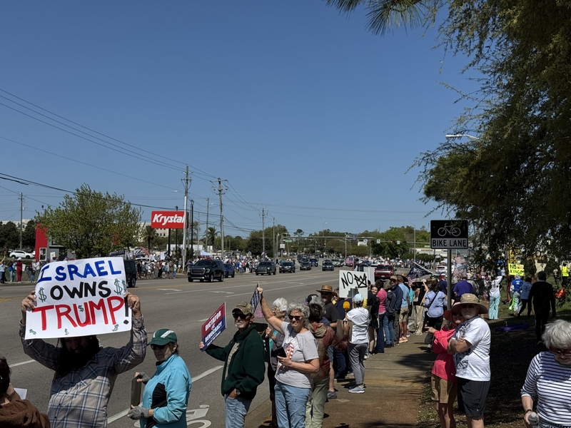 No Kings marches attract crowds even in conservative areas of Florida