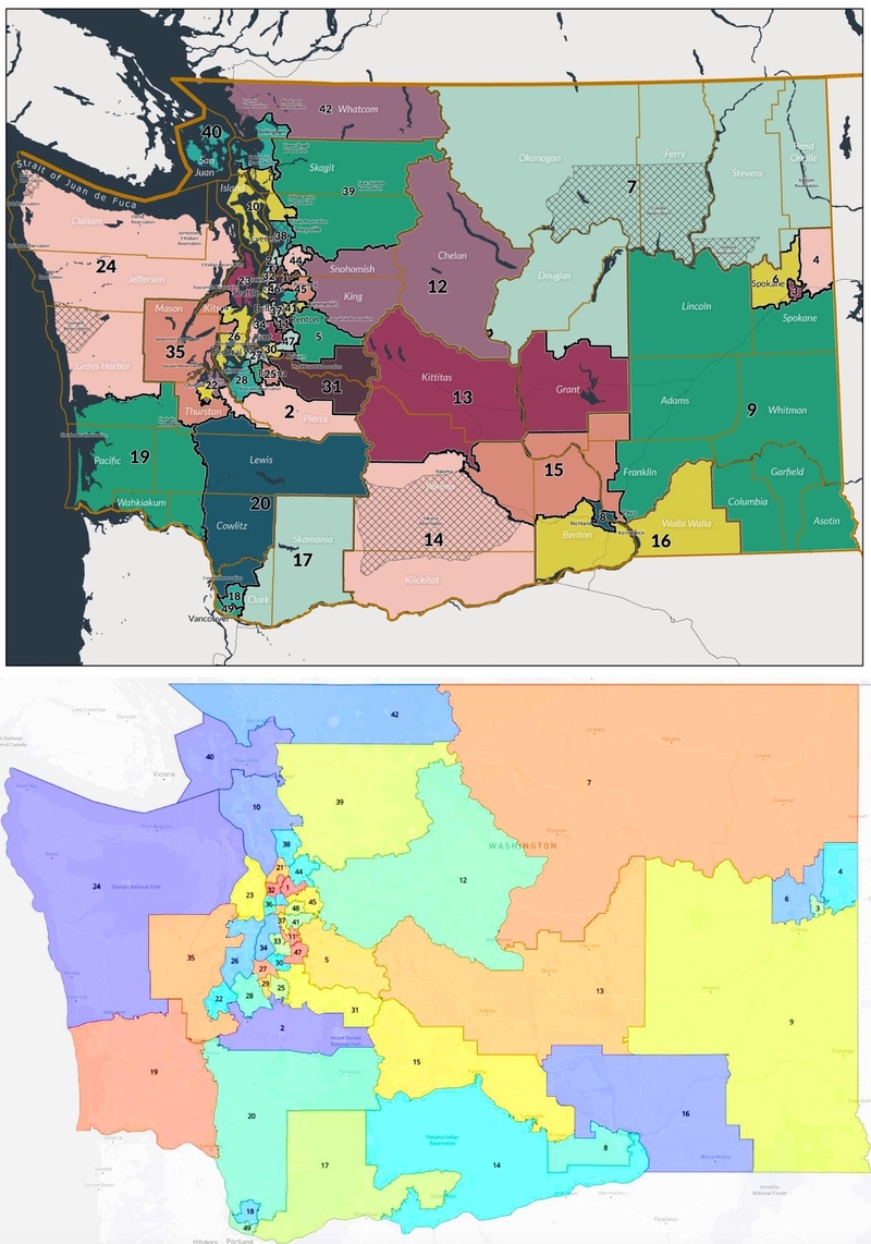 Federal judge asked to ditch WA legislative district maps