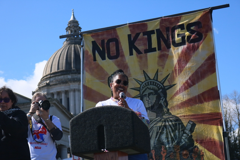 Third round of ‘No Kings’ protest draws thousands to Washington’s state capitol