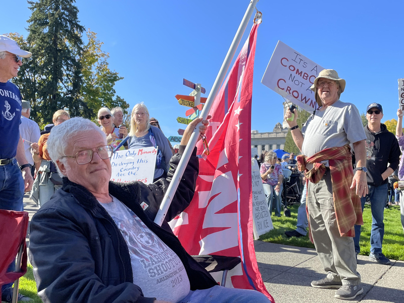 At Washington state Capitol, No Kings rally is all about voting early