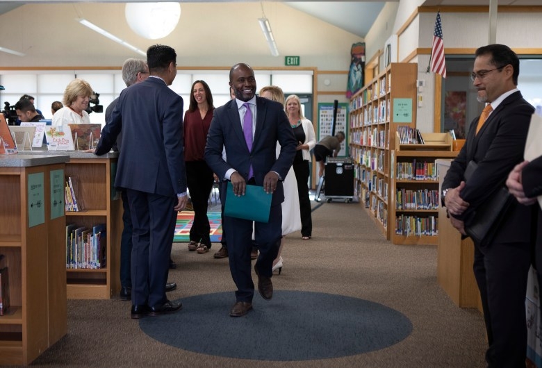 California’s schools chief has a $200,000 salary and a side gig