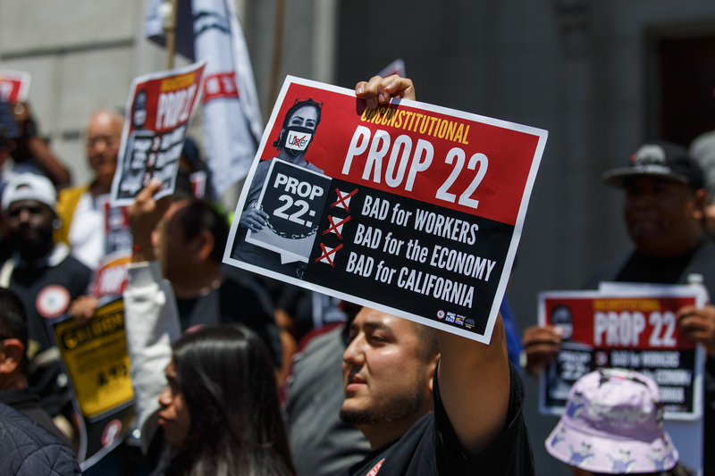 California Supreme Court appears hesitant to overrule voters on gig worker law