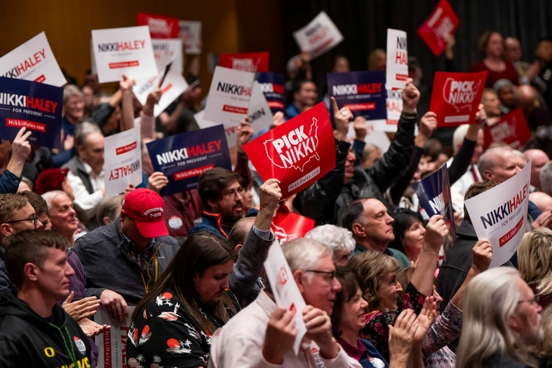 In Utah rally, Nikki Haley calls to stop shift in Republican party