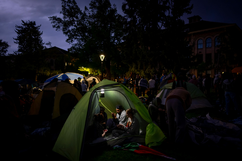 Police push pro-Palestinian protest off University of Utah campus