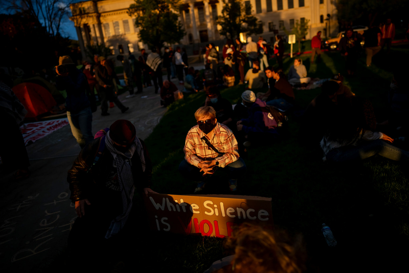 Police push pro-Palestinian protest off University of Utah campus