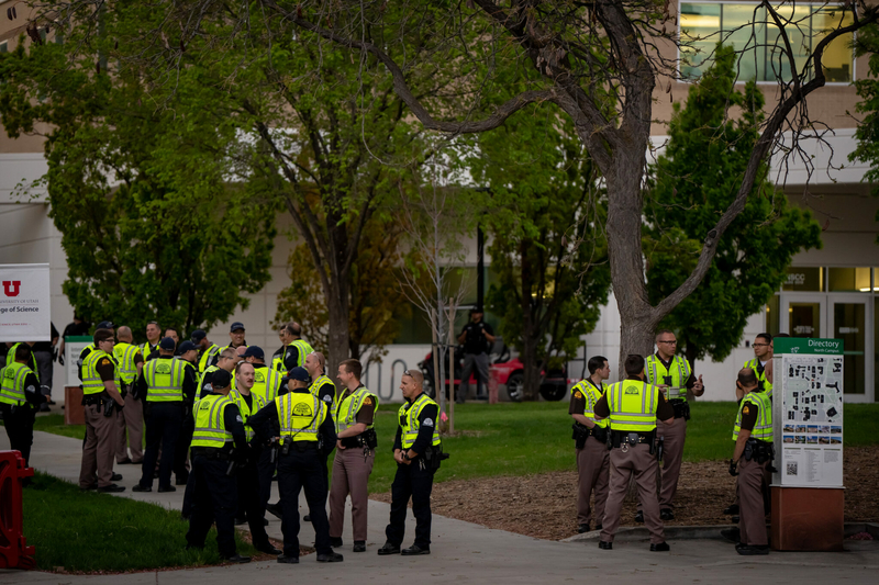 Police push pro-Palestinian protest off University of Utah campus