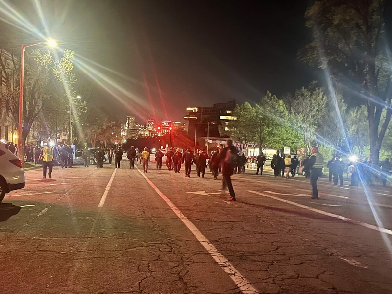 Police push pro-Palestinian protest off University of Utah campus