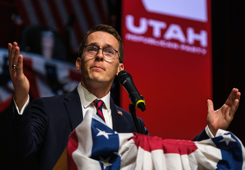 Utah Republican Party delegates pick challenger over congressional incumbent, split on another