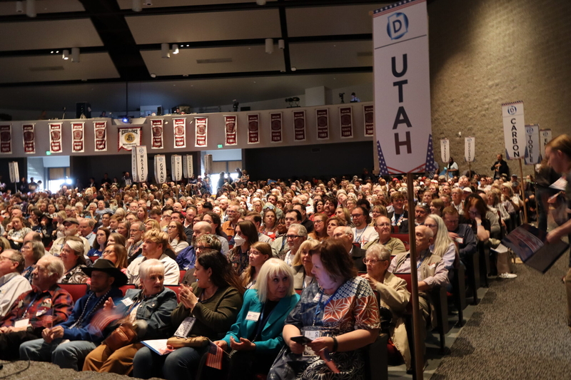 Newcomer Liban Mohamed wins a rowdy Utah Democratic convention