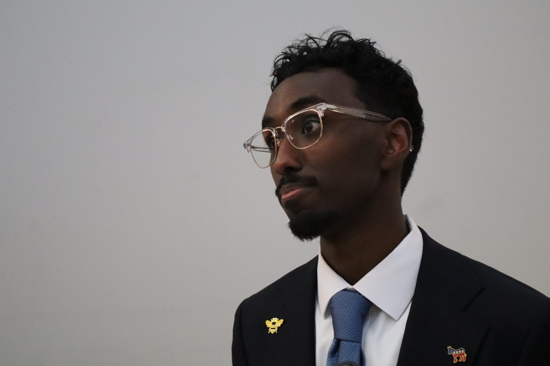 Newcomer Liban Mohamed wins a rowdy Utah Democratic convention