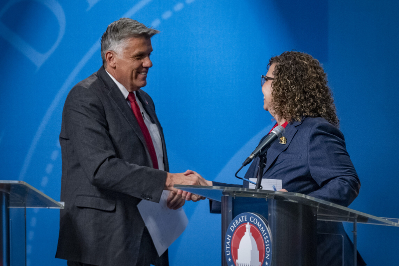 Maloy, Lyman talk ICE, data centers in debate for Utah’s new 3rd Congressional District