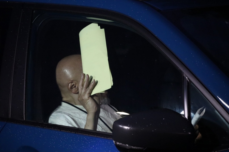 Douglas Carter is pictured after leaving the Utah County Jail in Spanish Fork on Monday, Sept. 28, 2026. (Annie Knox/Utah News Dispatch)