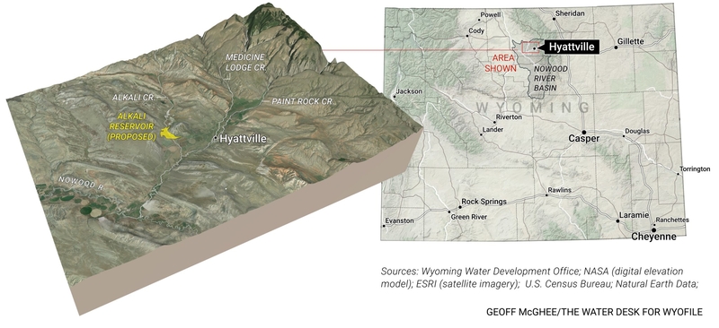 Wyoming’s twin sacred cows — water and private property rights — clash on the ballot in Hyattville