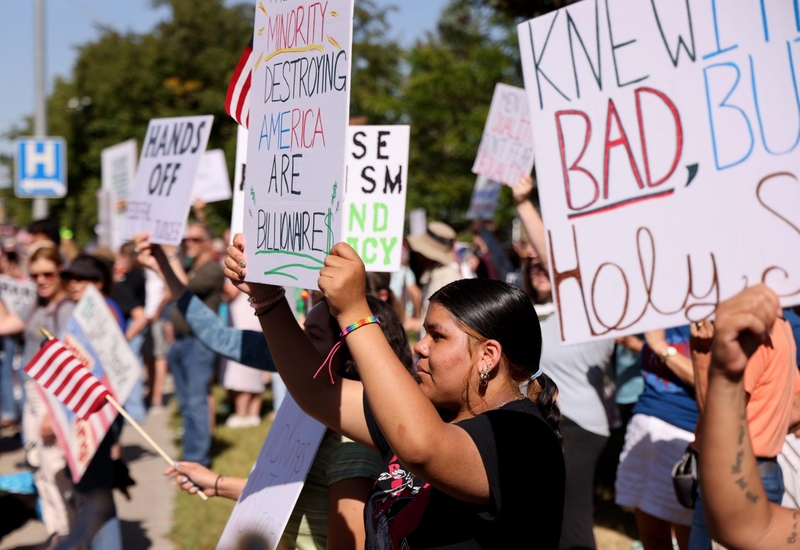 ‘No Kings’ rallies come to rural, conservative Wyoming