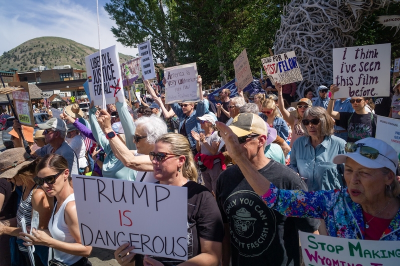 ‘No Kings’ rallies come to rural, conservative Wyoming