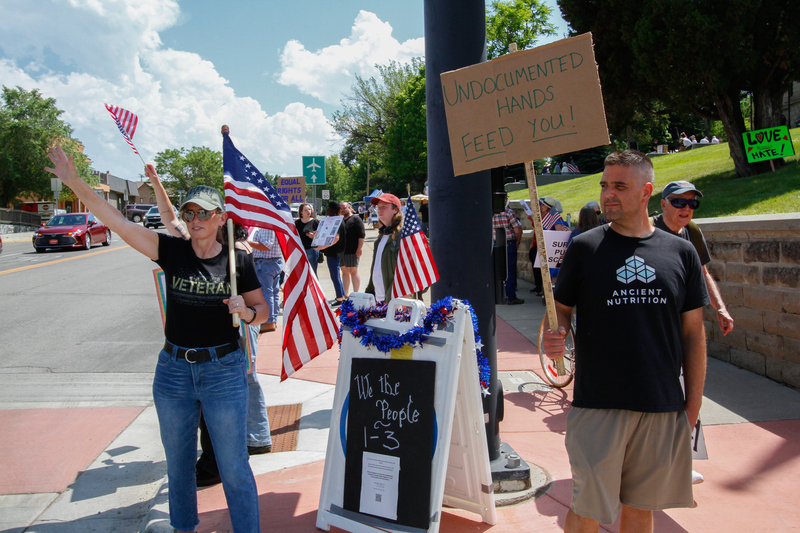 ‘No Kings’ rallies come to rural, conservative Wyoming