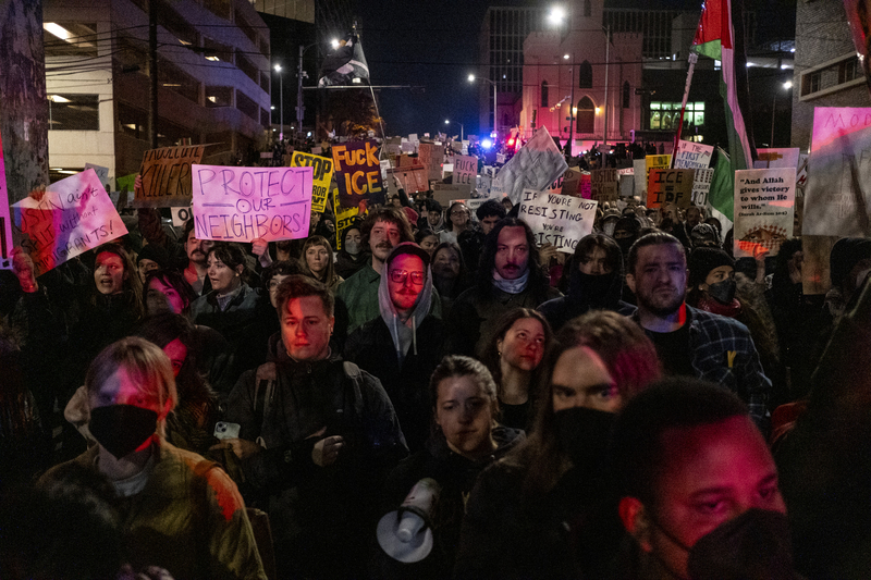 Hundreds of Texas public school students walk out to protest ICE killings